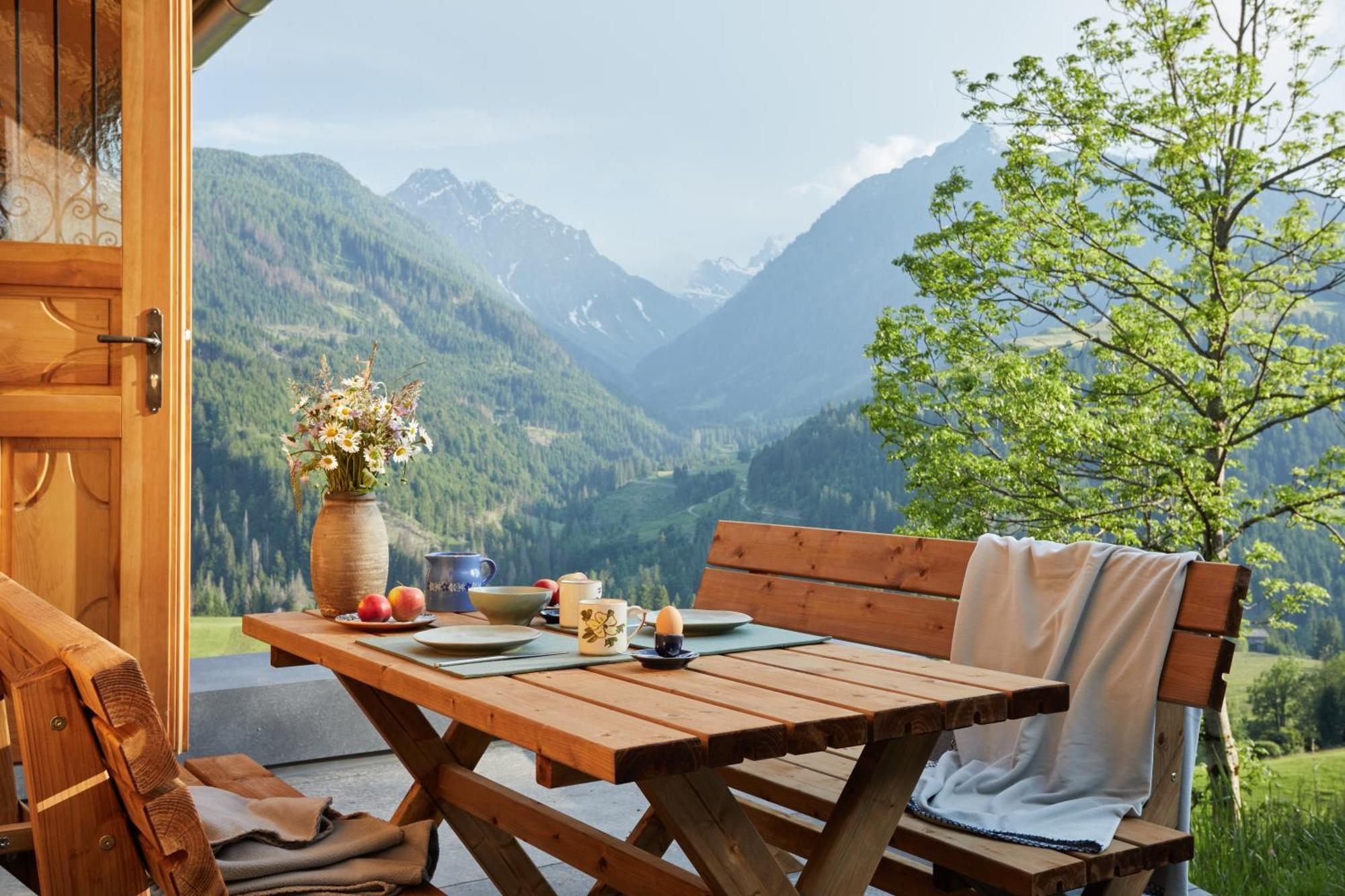Voss Haus- Ferienwohnung Freiraum Sankt Lorenzen im Lesachtal Exterior foto